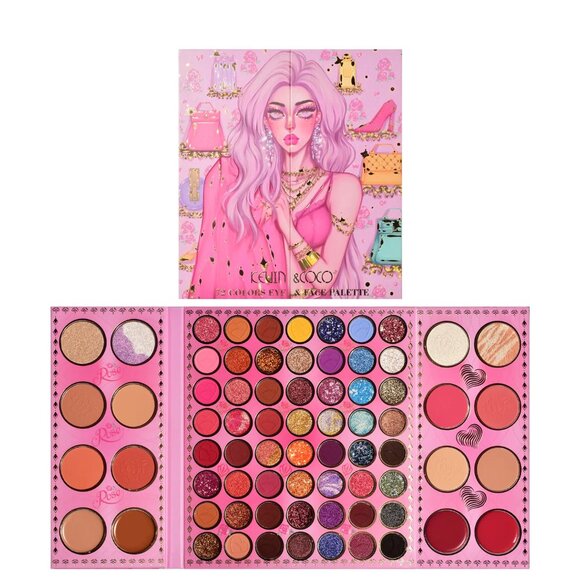 Kevin & Coco Other - ✨ Dazzling Kevin & Coco 72 Color Fashion Nova Girl Palette ✨ Perfect Gift 4 Xmas